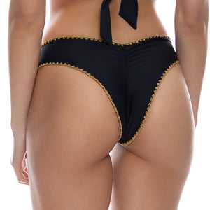 LULI CHIC - Seamless Wavy Ruched Back Bottom