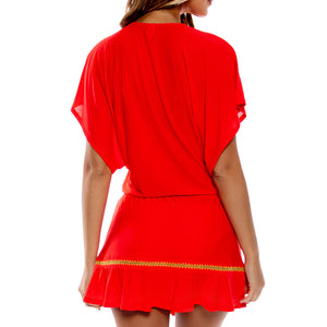 LULI CHIC - Playera Ruffle Dress