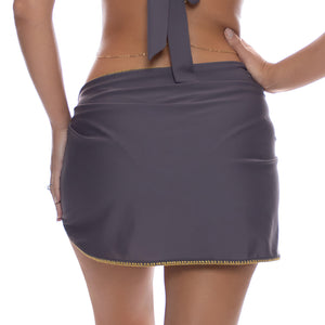 LULI CHIC - Sarong Mini Skirt