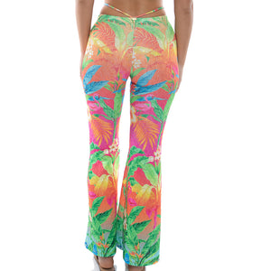 PALM BREEZE - Flared Pants