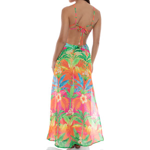 PALM BREEZE - Cut Out Long Dress