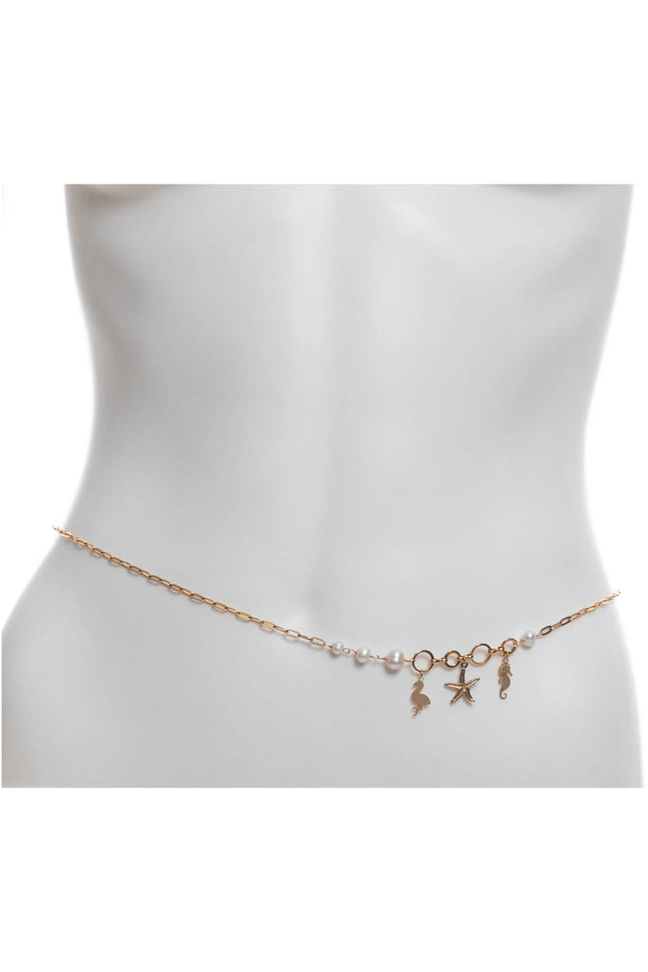 JEWELRY - Sea Star Link Belly Chain • Gold