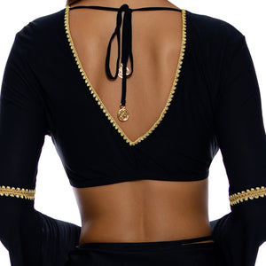 LULI CHIC - Bell Sleeve Crop Top