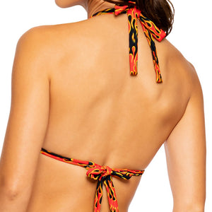 FLAME OF LOVE - Triangle Halter Top