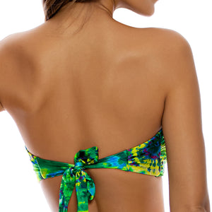 MYSTICAL GARDEN - Twist Bandeau Top