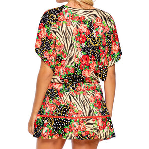 LA VIDA ES UN CARNAVAL - Playera Ruffle Dress