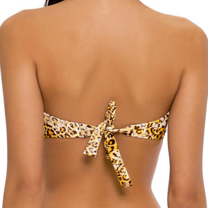 SWEET ESCAPE - Gold V Ring Bandeau Top