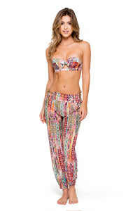 MY WAY - Smocked Gipsy Pant • Multicolor