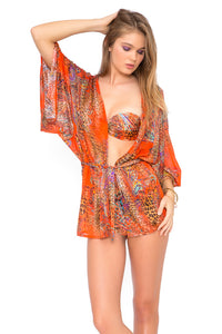 WANDERLUST - Wrap Kimono • Multicolor