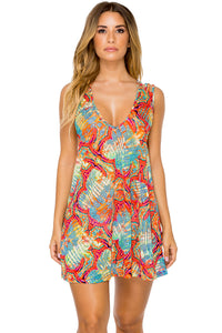 LA BELLA DE CUBA - Santa Cruz Dress • Multicolor