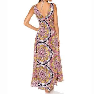 ALHAMBRA - V Neck Long Dress