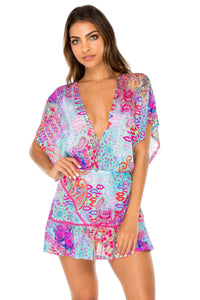 LA MEZQUITA - Playera Ruffle Dress • Multicolor