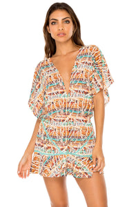 ALMERIA - Playera Ruffle Dress • Multicolor