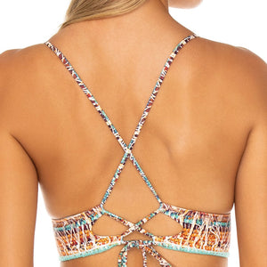 ALMERIA - Cross Back Bustier Top