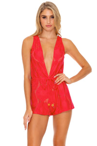 BOHO DREAM - Malecon Romper • Rojo