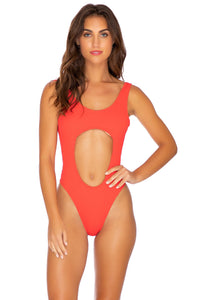 PURA CURIOSIDAD - Tank Open One Piece • Chili Pepper