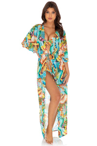 JUST WING IT - Long Open Tunic • Multicolor