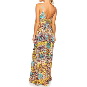 DIOSA SALVAJE - Spaghetti Strap Long Dress