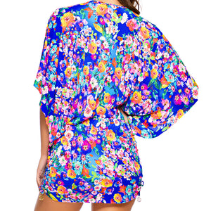 WATER BLOSSOMS - Cabana V Neck Dress