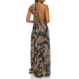 LULI GYPSY - Deep Plunge Long Dress