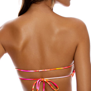 RETRO DREAM - Drawstring Bandeau Top