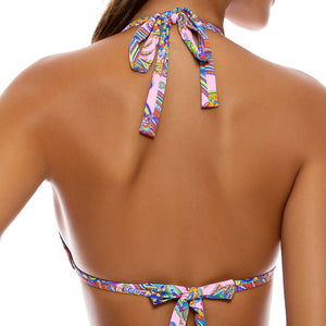 PINKIN' ABOUT YOU - Triangle Halter Top