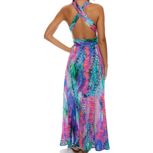 SHE'S ELECTRIC - Convertible Maxi Dress