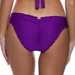 PURPLE OCEAN - Seamless Full Ruched Back Bottom