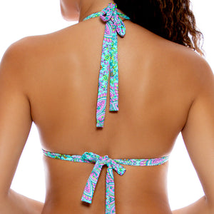 GROOVY LULI - Triangle Halter Top