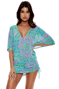 GROOVY LULI - Cabana V Neck Dress • Multicolor