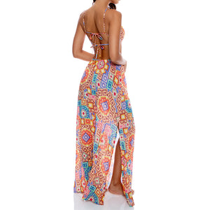 RETRO LULI - Cut Out Long Dress