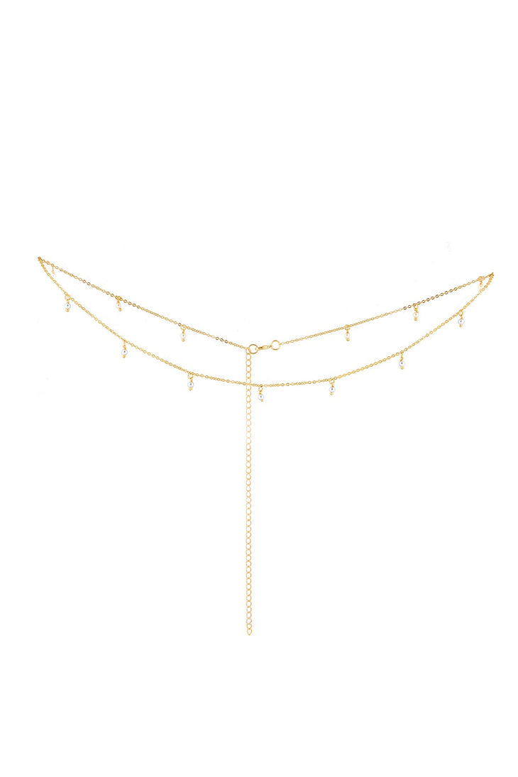 JEWELRY - Alina Pearl Belly Chain • Gold