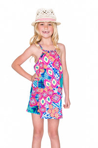 BEAUTIFUL MESS - Braided Short Dress • Multicolor