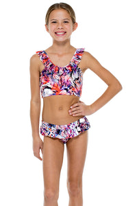 CIENFUEGOS - Ruffle Tankini • Multicolor